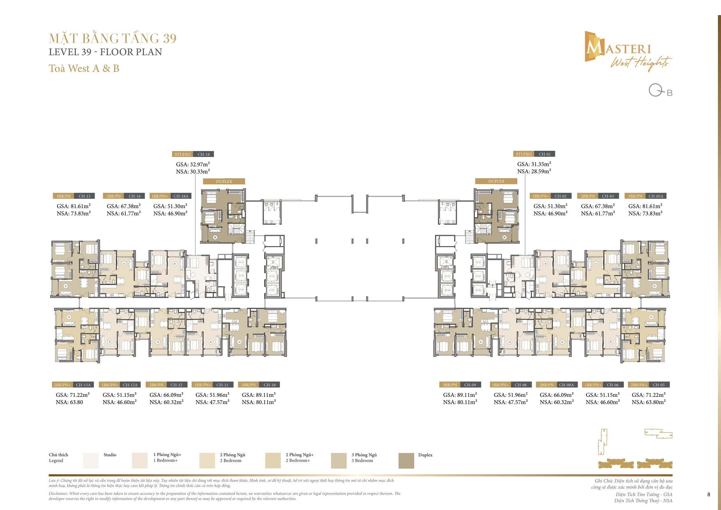 Masteri West Heights - Mặt bằng, thiết kế, thông tin dự án