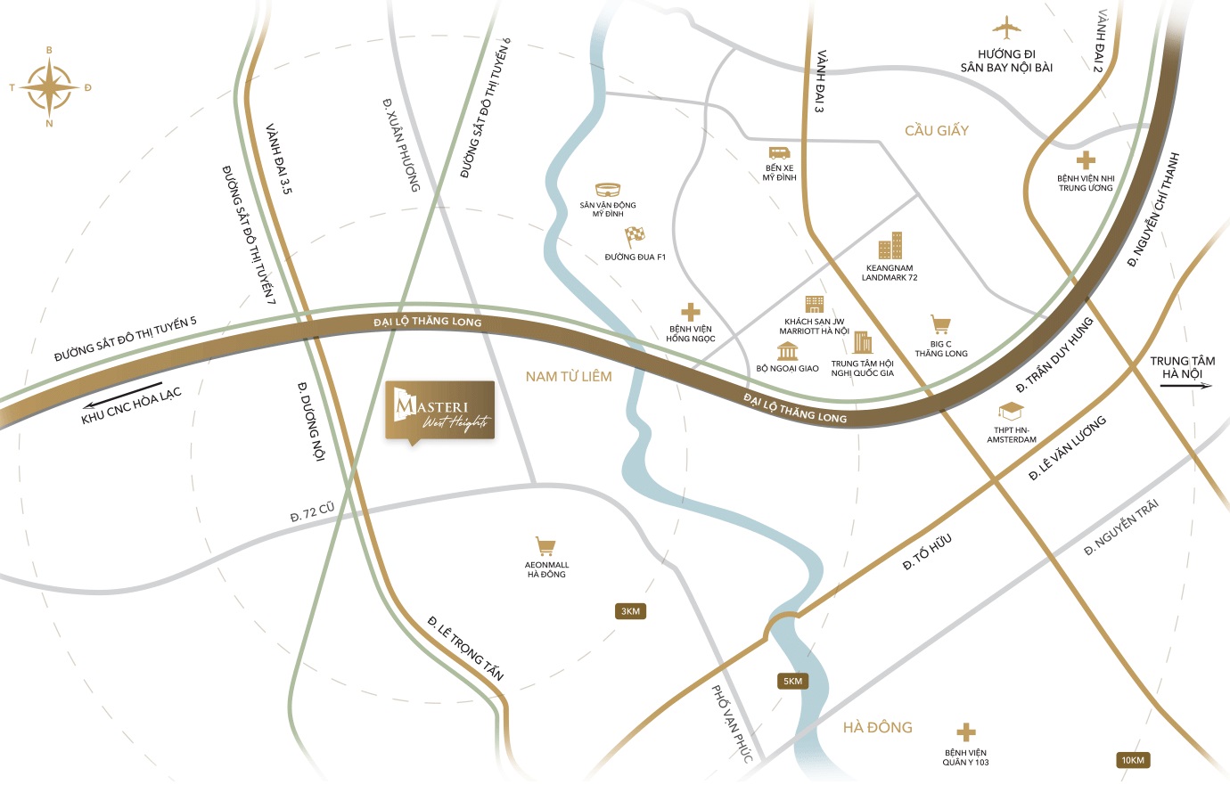 Masteri West Heights - Mặt bằng, thiết kế, thông tin dự án