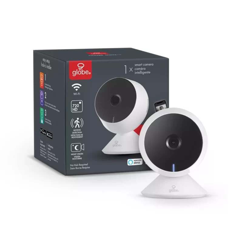 Smart White 720p Wi Fi Enabled Voice Activated Indoor Security Camera1